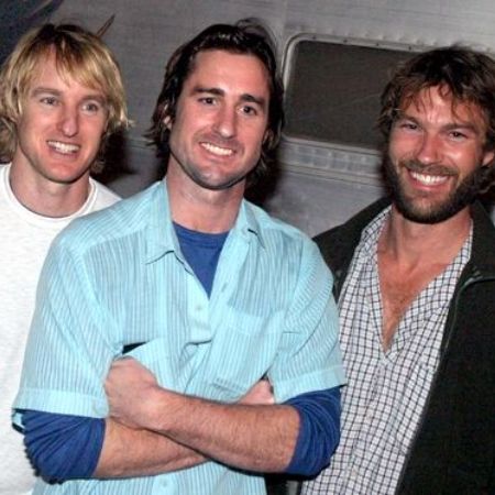 Owen Wilson posed with his two brothers, Andrew Wilson and Luke Wilson.
